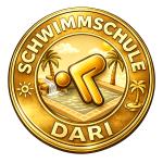 SCHWIMMSCHULE DARI ABZEICHEN GOLD FINAL - 30x30cm