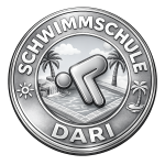 SCHWIMMSCHULE DARI ABZEICHEN SILBER FINAL - 30x30cm